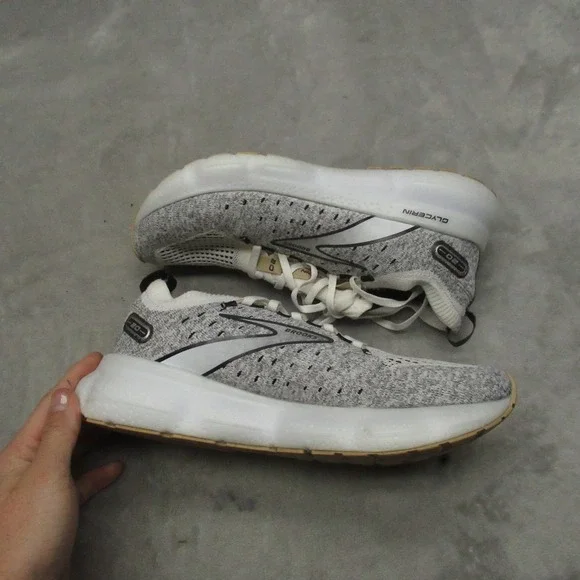 Brooks Women 8.5B Shoes Gray Glycerin 20 StealthFit Running Lightweight Sneakers - Picture 3 of 16